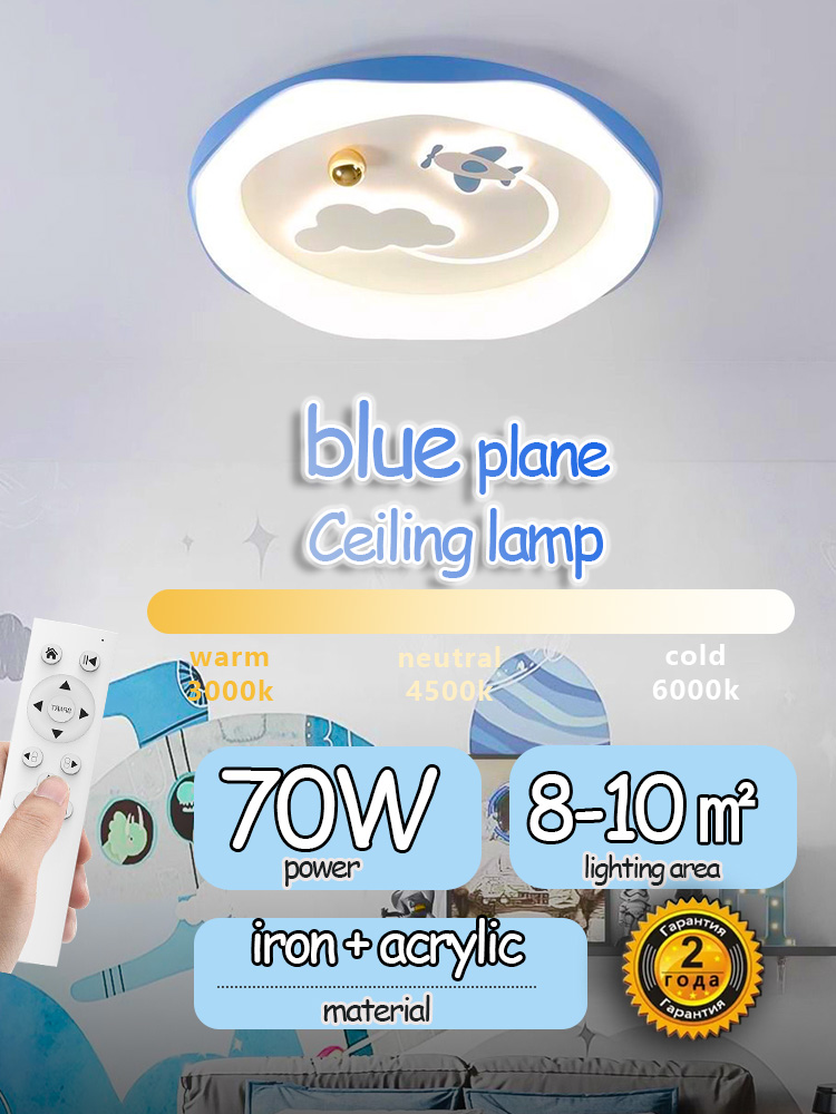 Baby Nursery Ceiling Light - Bedroom ceiling light simple modern round