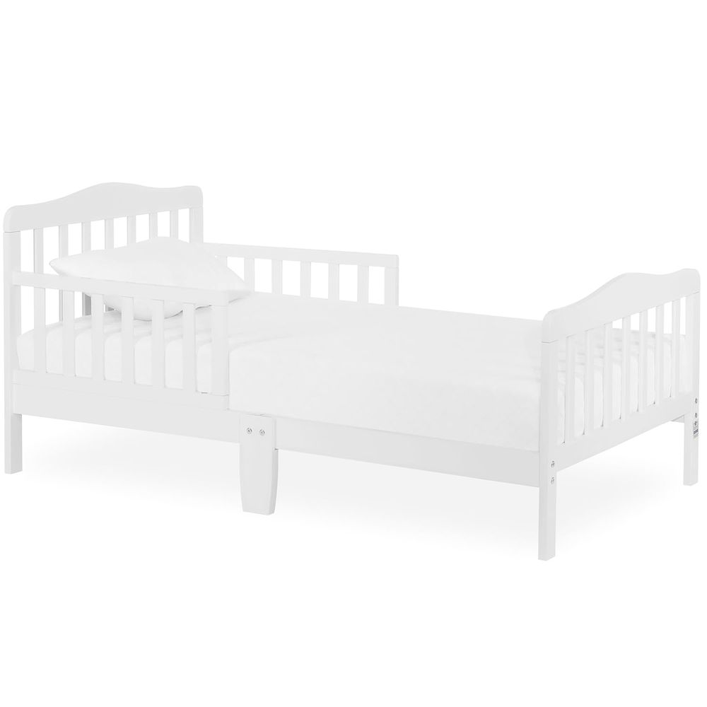 Bed Rail Toddler - Classic Design Toddler Bed In White,