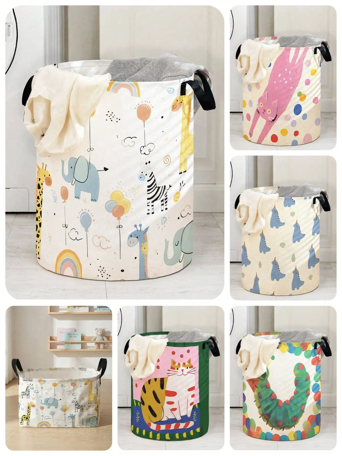Baby Nursery Handles - 1pc Cute Animal Pattern Foldable Large