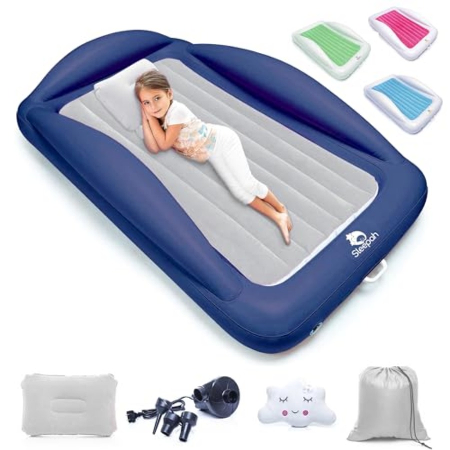 Bed Rail Toddler - Inflatable Toddler Travel Bed Portable Air
