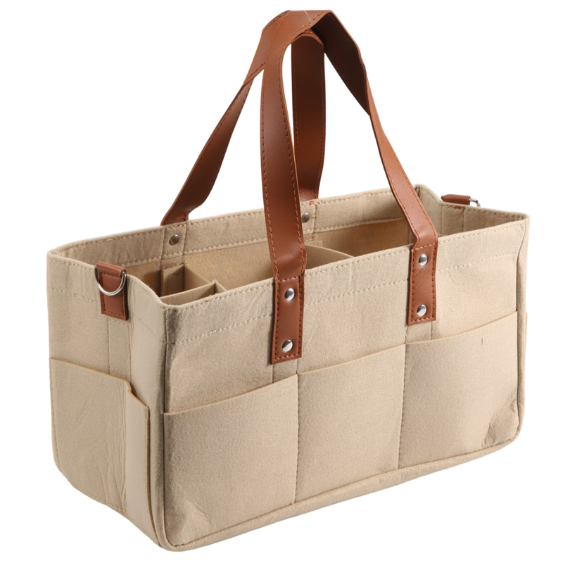 Baby Nursery Handles - AINY-Baby Felt Storage Nursery Organizer Basket