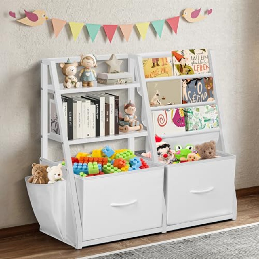Baby Nursery Books - Bookshelf and Toy Storage Book Shelf