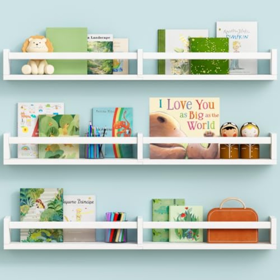 Baby Nursery Books - Large Nursery Book Shelves Wall Mounted
