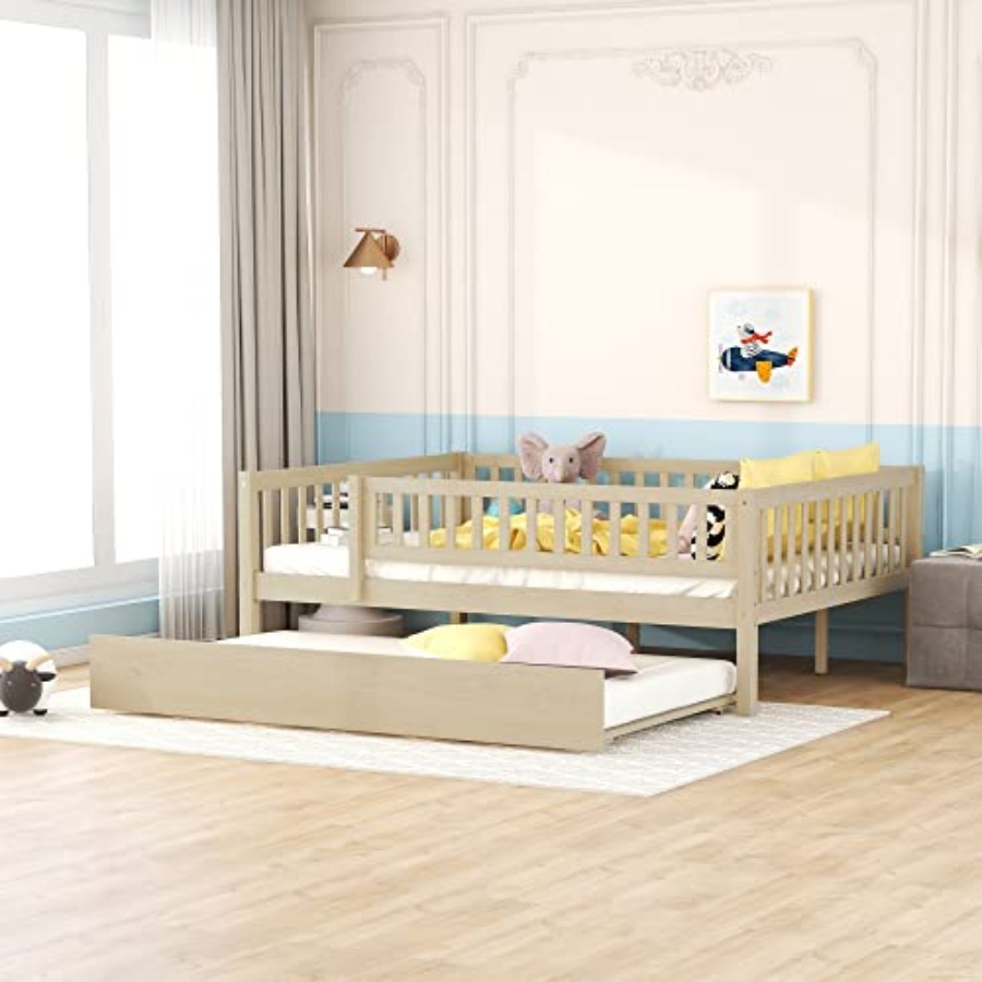 Bed Rail Toddler - Montessori toddler bed for children: wooden