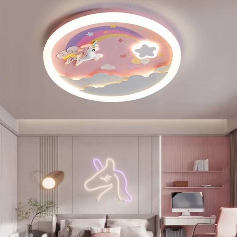 Modern Cute LED Ceiling Lamp F - Baby Nursery Ceiling Light ulasan dan harga