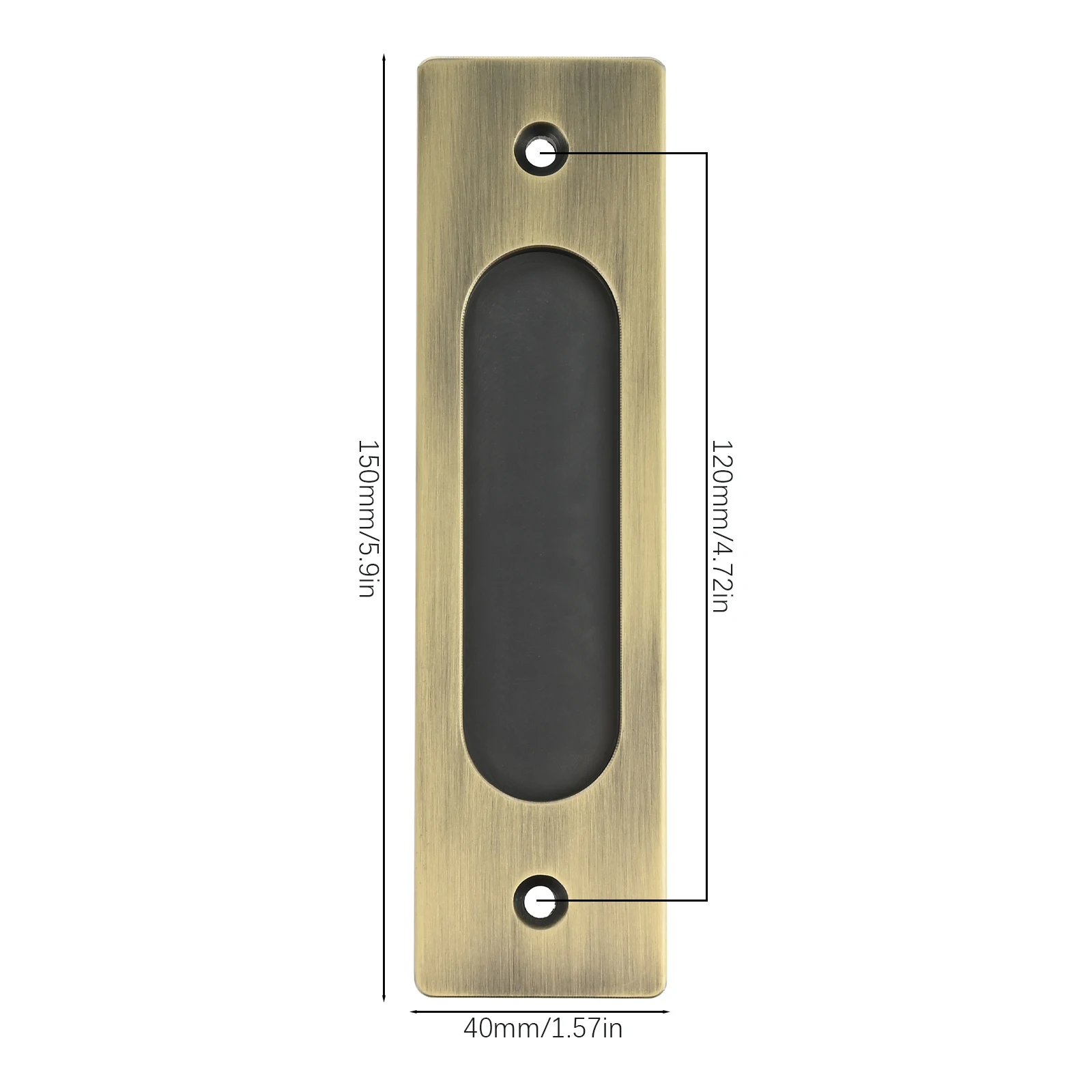 1pc Sliding Door Handle w/scre - Drawer Dresser White ulasan dan harga