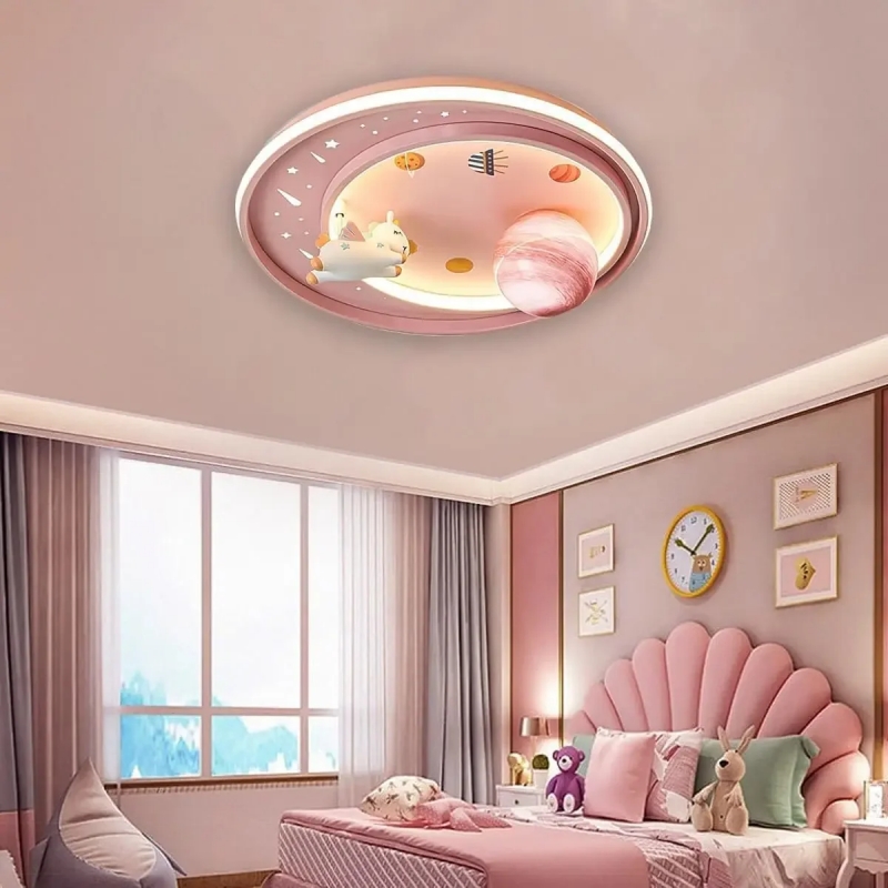 2026 for Pink Cartoon Children - Baby Nursery Ceiling Light ulasan dan harga