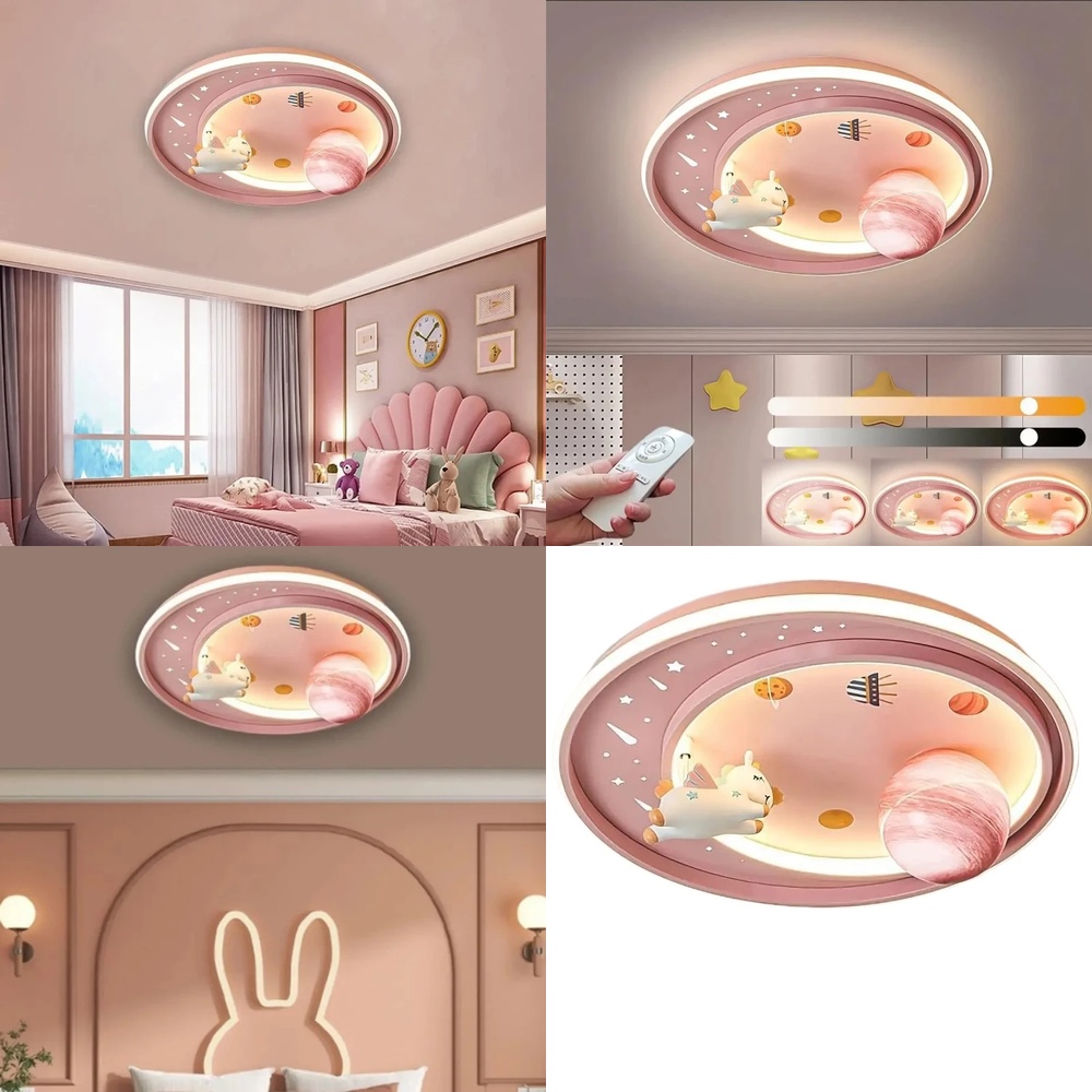 2026 for Pink Cartoon Children - Baby Nursery Ceiling Light ulasan dan harga