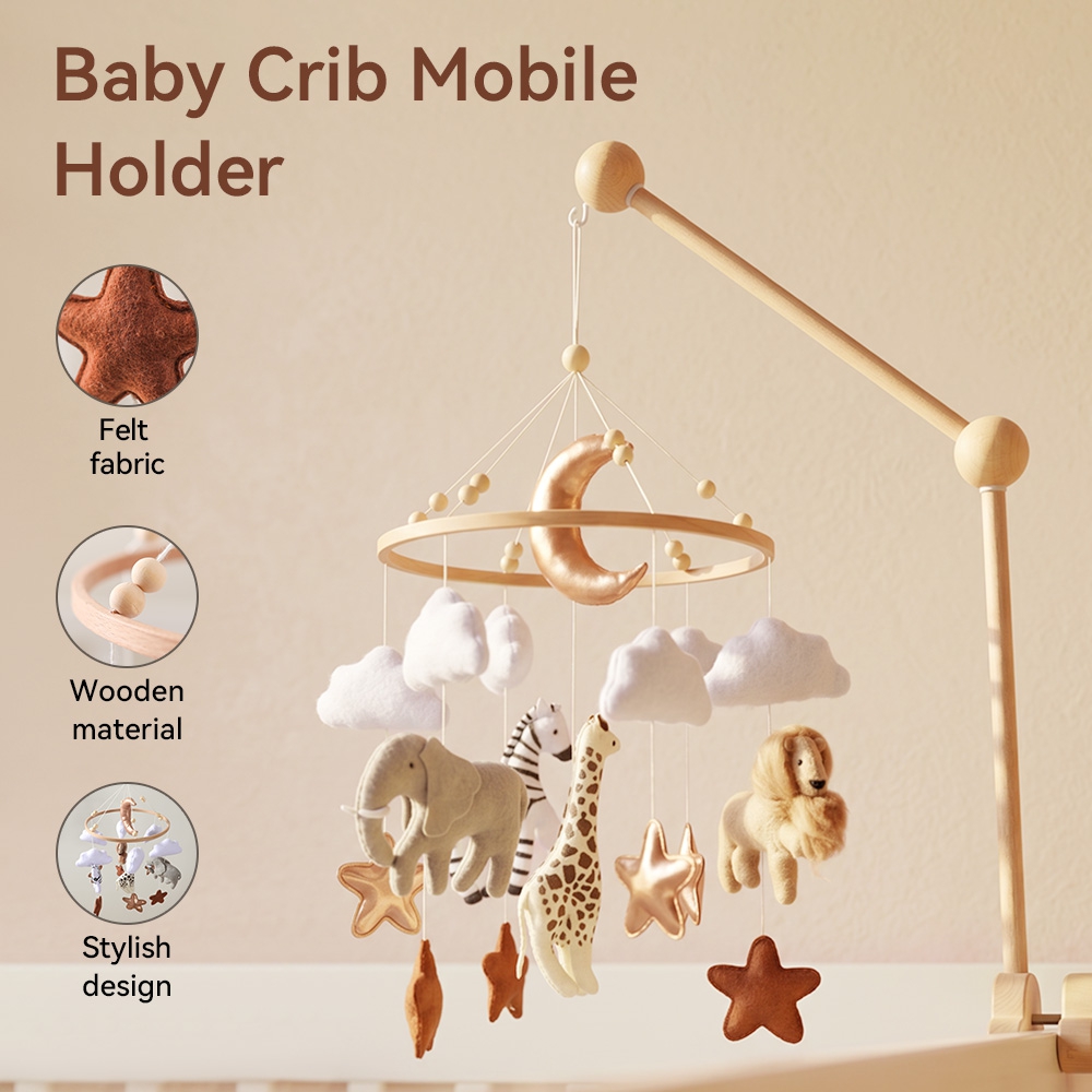 Crib Mobile Bed Bell Wooden Ba - Crib Mobile Musical ulasan dan harga