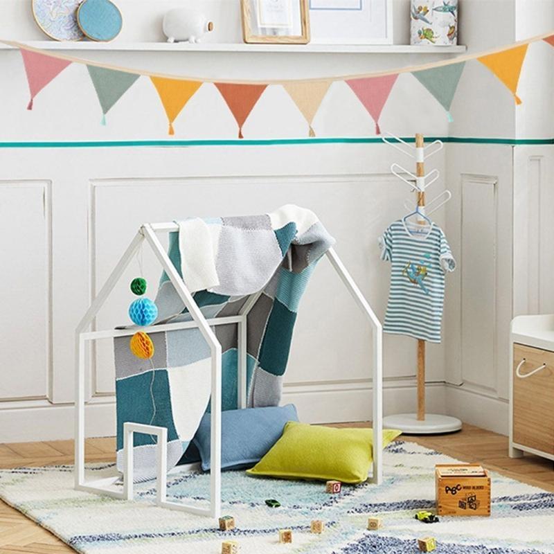 Breathable Cotton Bunting Bann - Baby Nursery Gender Neutral ulasan dan harga