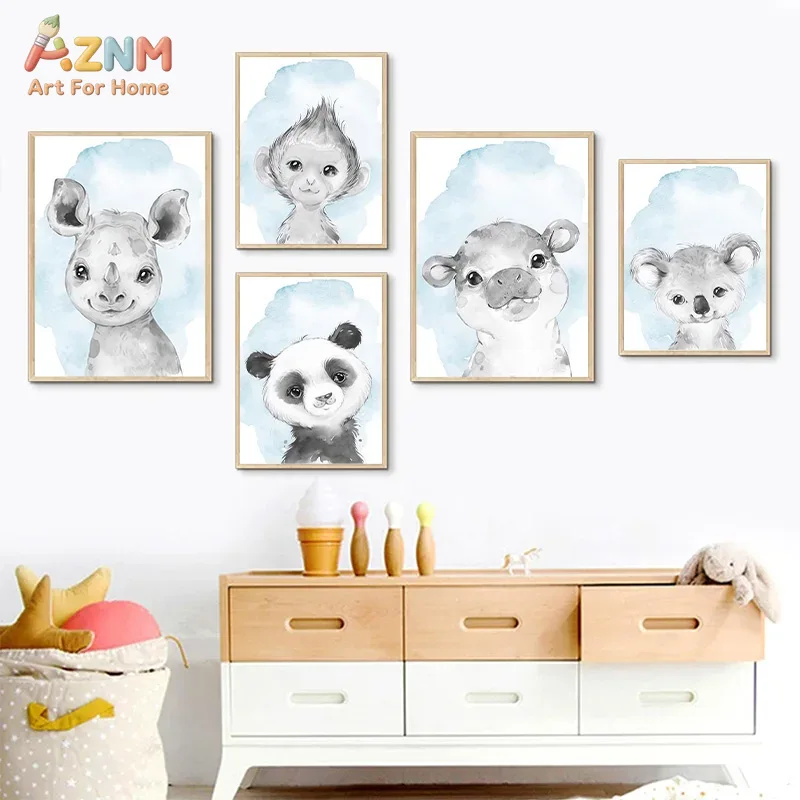 Baby Wild Animal Room Decorati - Baby Nursery Elephant ulasan dan harga