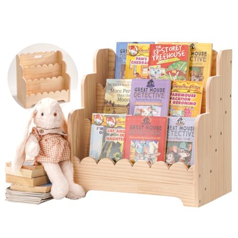Bookshelf Storage 3-Tier Book  - Baby Nursery Books ulasan dan harga