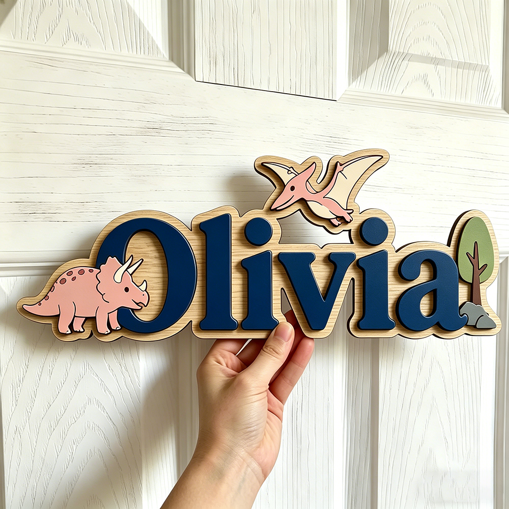 Personalized Dinosaur Name Sig - Baby Nursery Name ulasan dan harga