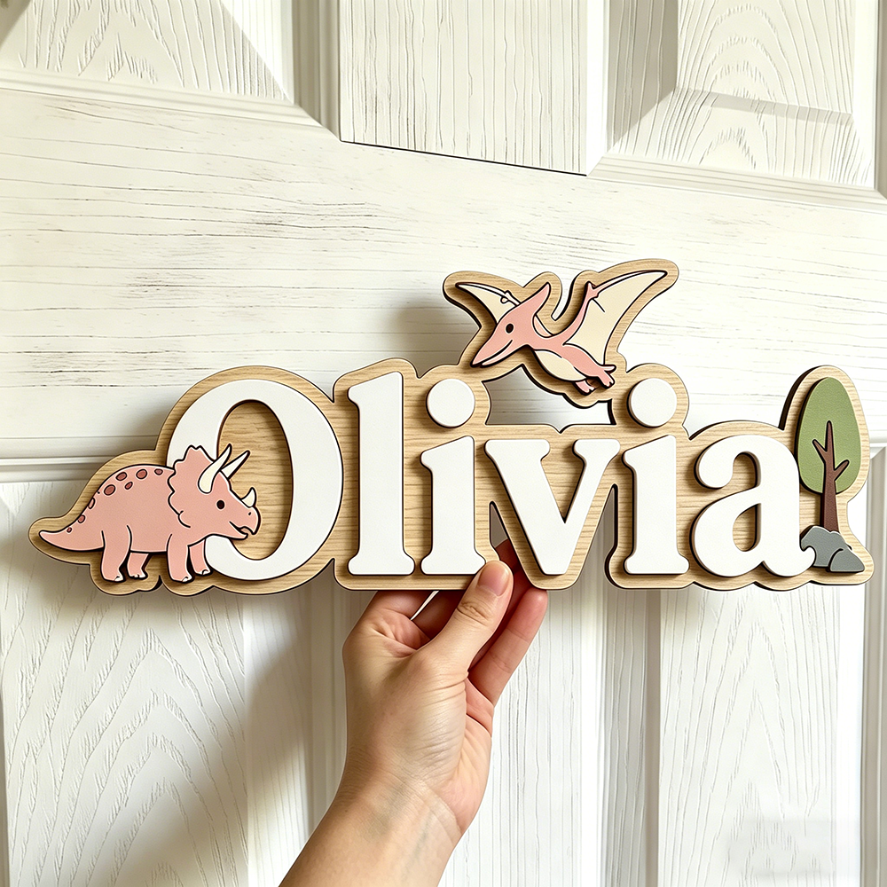 Personalized Dinosaur Name Sig - Baby Nursery Name ulasan dan harga