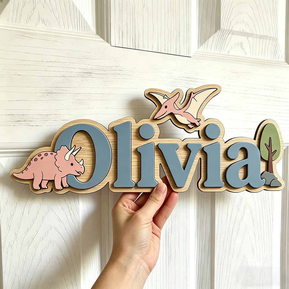 Personalized Dinosaur Name Sig - Baby Nursery Name ulasan dan harga