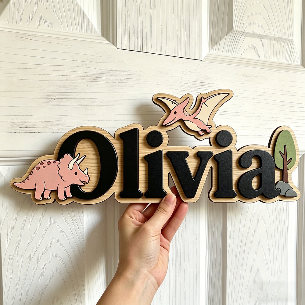 Personalized Dinosaur Name Sig - Baby Nursery Name ulasan dan harga