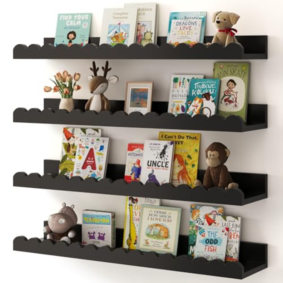 Nursery Book Shelves 4-Pack Fl - Baby Nursery Books ulasan dan harga