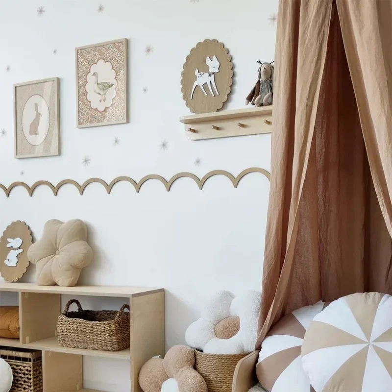 12/24pcs Unfinished Decorative - Baby Nursery Wall Stickers ulasan dan harga