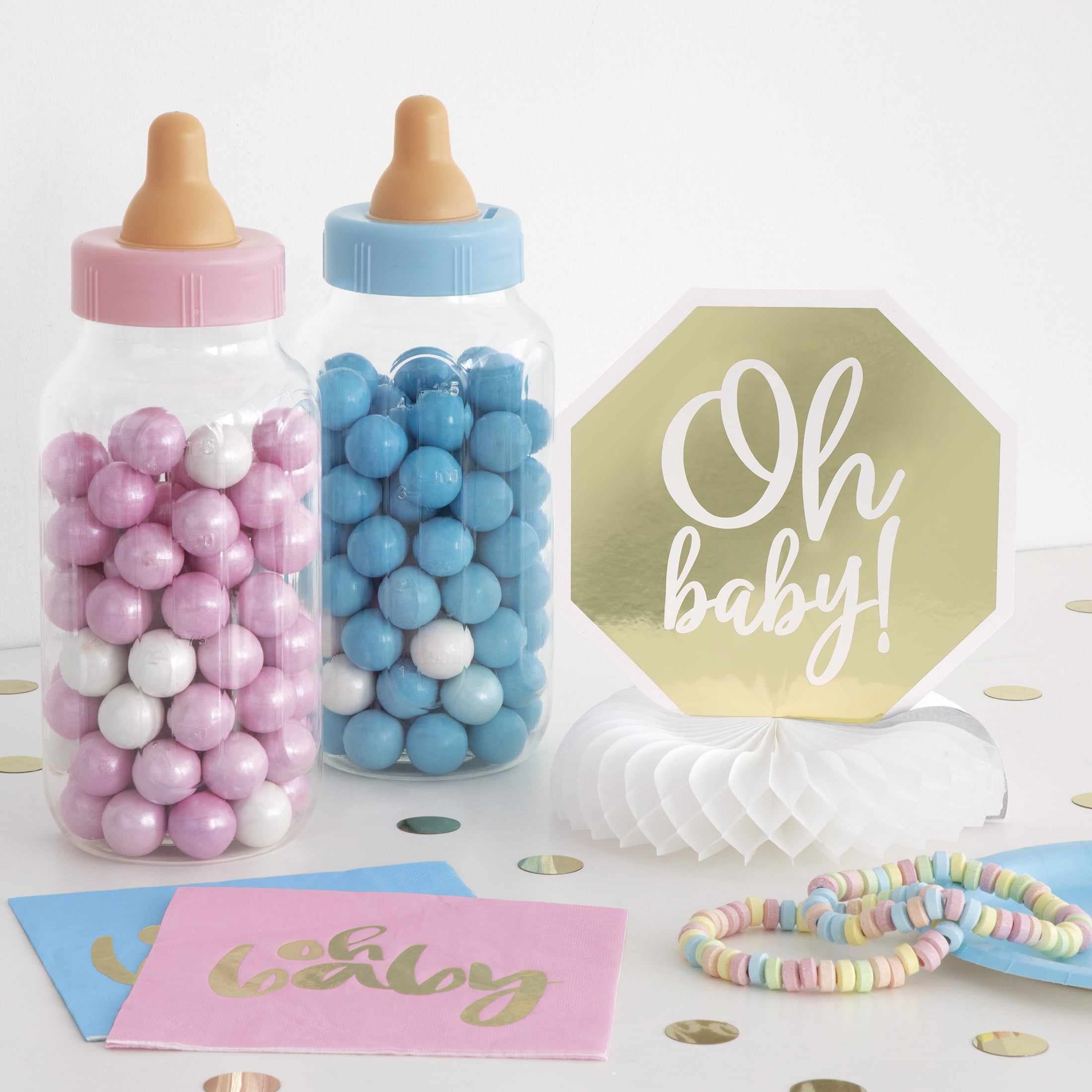 11 Inch Pink Plastic Baby Bott - Baby Nursery Pink ulasan dan harga