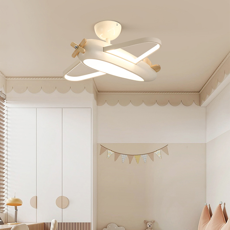 Cartoon Airplane Ceiling Lamp  - Baby Nursery Ceiling Light ulasan dan harga