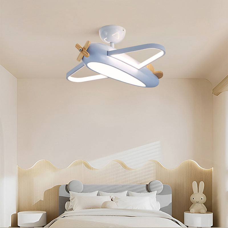 Cartoon Airplane Ceiling Lamp  - Baby Nursery Ceiling Light ulasan dan harga