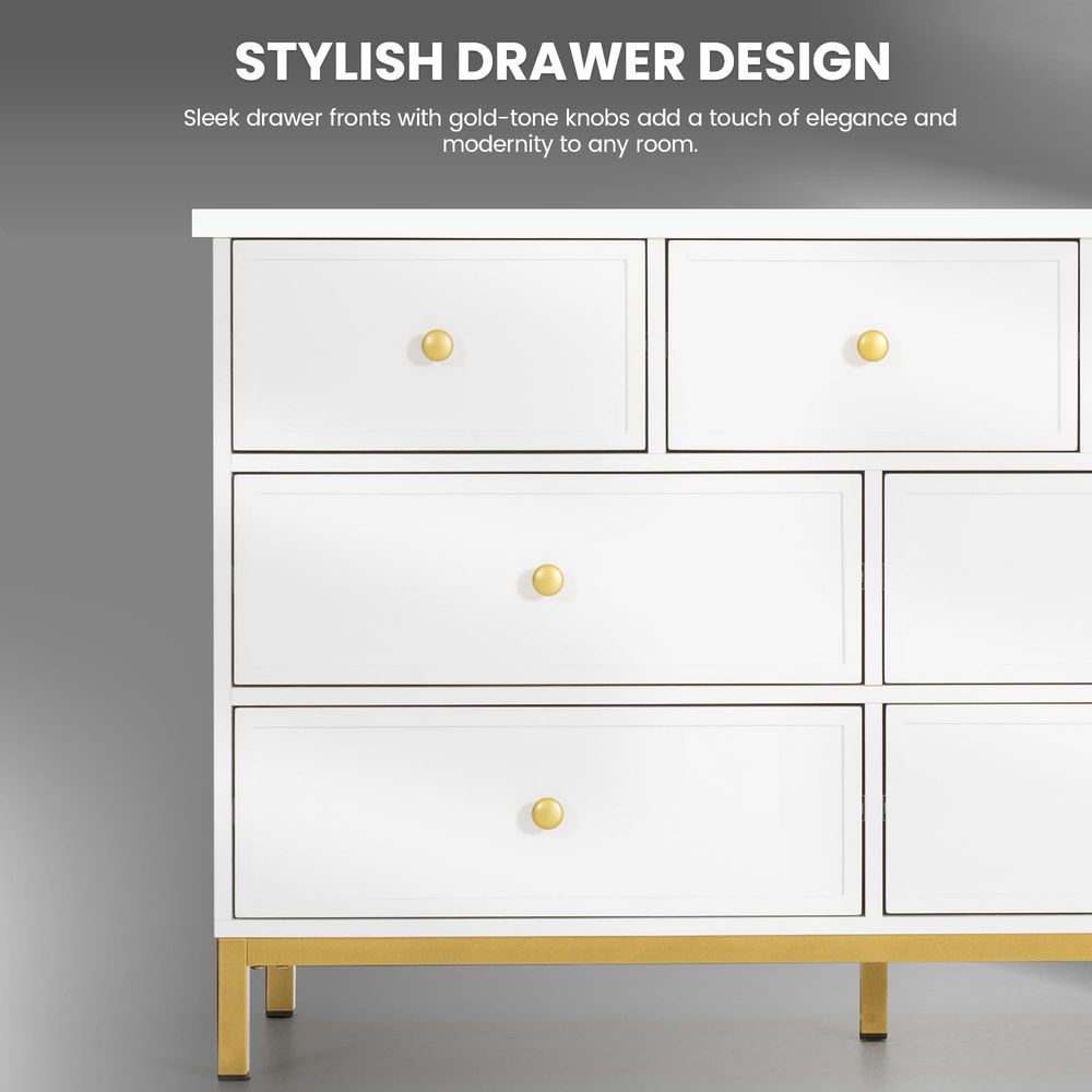 Modern 7Drawer White Dresser,4 - Drawer Dresser White ulasan dan harga