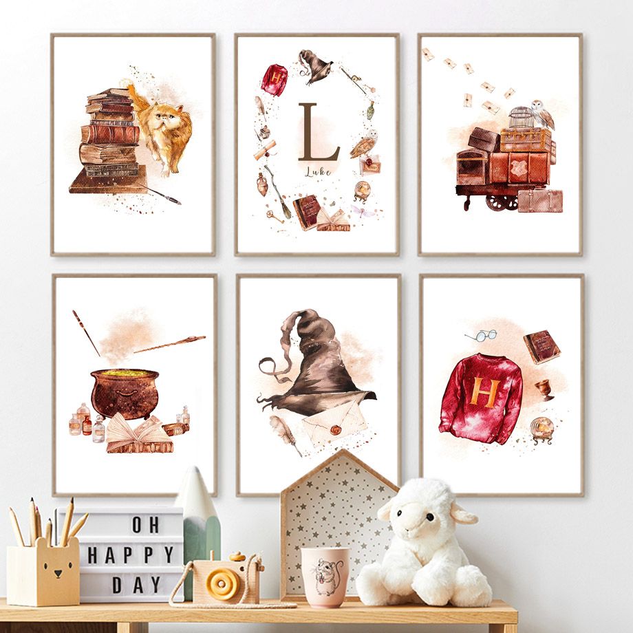 Alphabet Wall Art Canvas Paint - Baby Nursery Books ulasan dan harga