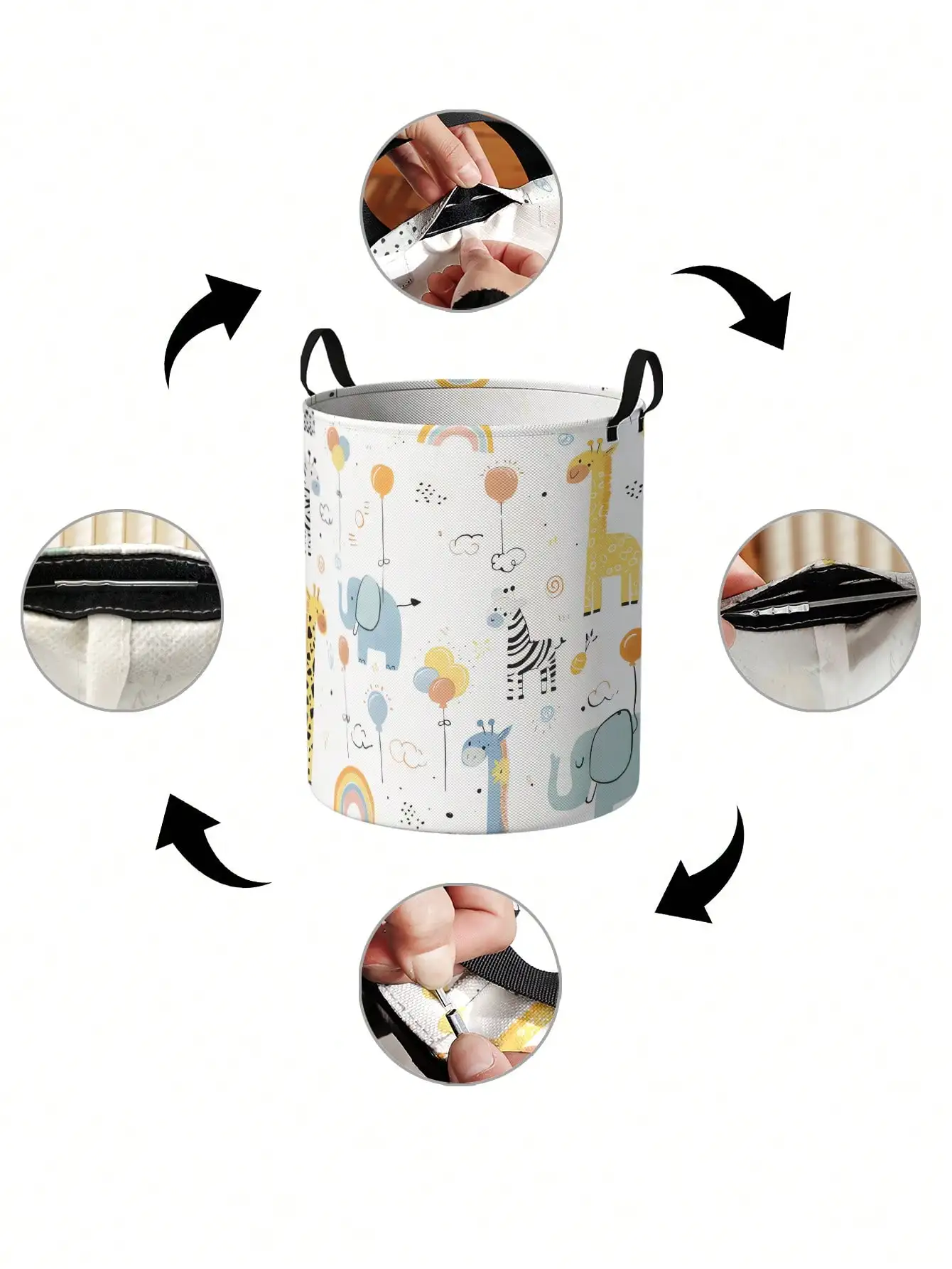 1pc Cute Animal Pattern Foldab - Baby Nursery Handles ulasan dan harga
