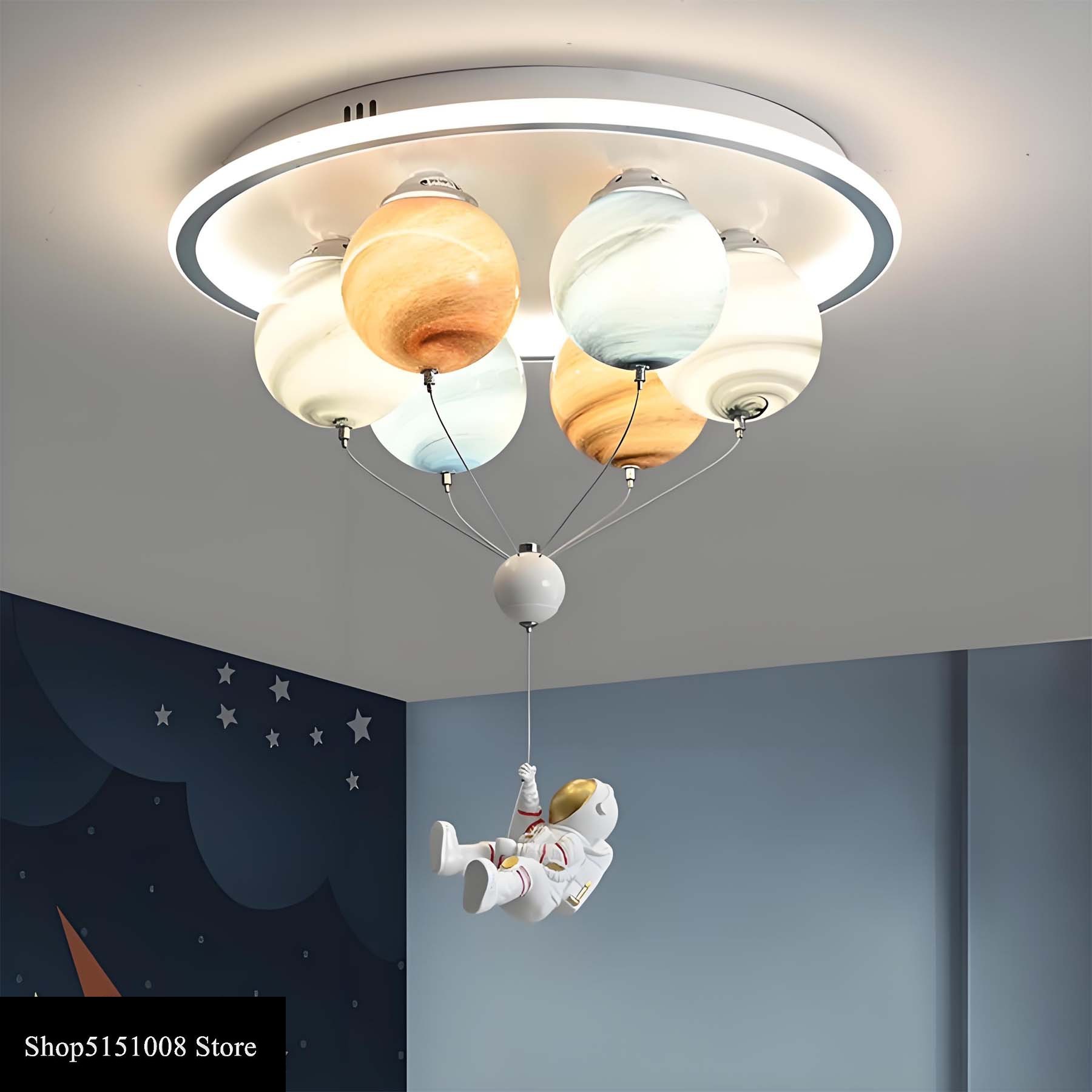 Modern Astronaut Led Ceiling L - Baby Nursery Ceiling Light ulasan dan harga