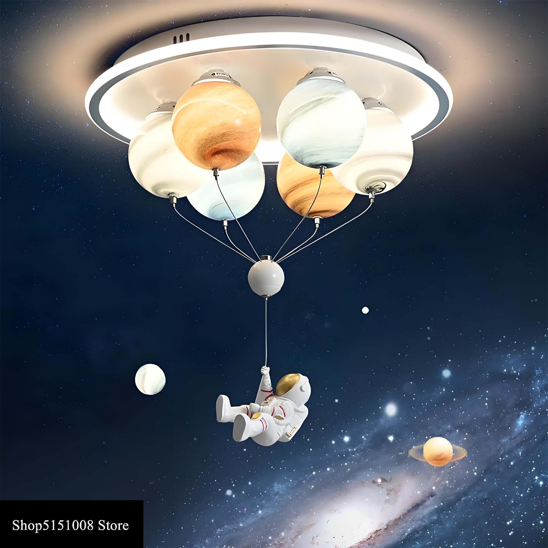Modern Astronaut Led Ceiling L - Baby Nursery Ceiling Light ulasan dan harga