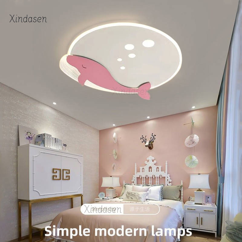 Kids Room Ceiling Light Whale  - Baby Nursery Ceiling Light ulasan dan harga