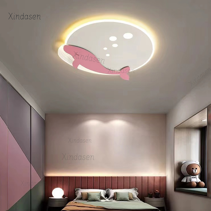 Kids Room Ceiling Light Whale  - Baby Nursery Ceiling Light ulasan dan harga