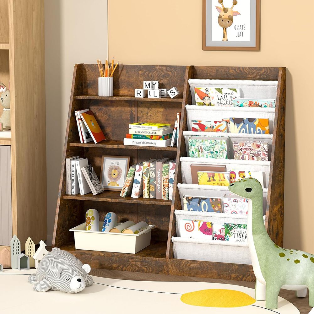 HedoAjim Kids Bookshel or Bedr - Baby Nursery Books ulasan dan harga