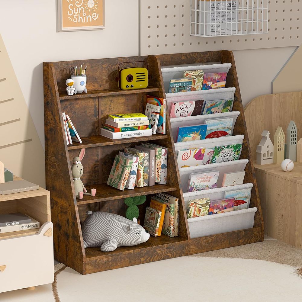 HedoAjim Kids Bookshel or Bedr - Baby Nursery Books ulasan dan harga