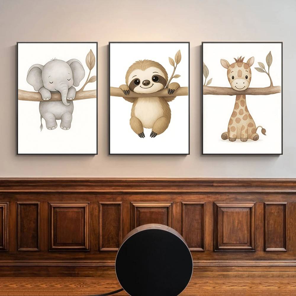 Neutral Boho Safari Baby Anima - Baby Nursery Gender Neutral ulasan dan harga