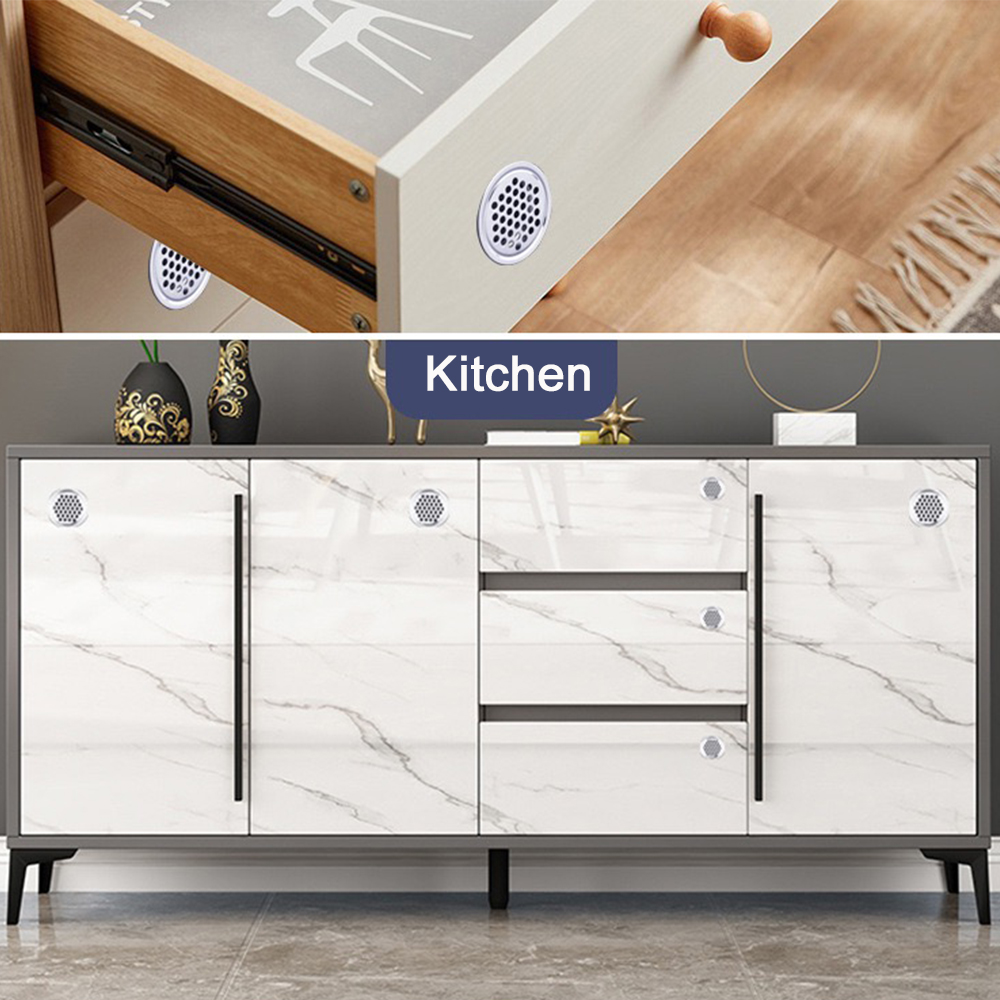 10PCS/Lot Stainless Steel Air  - Drawer Dresser White ulasan dan harga