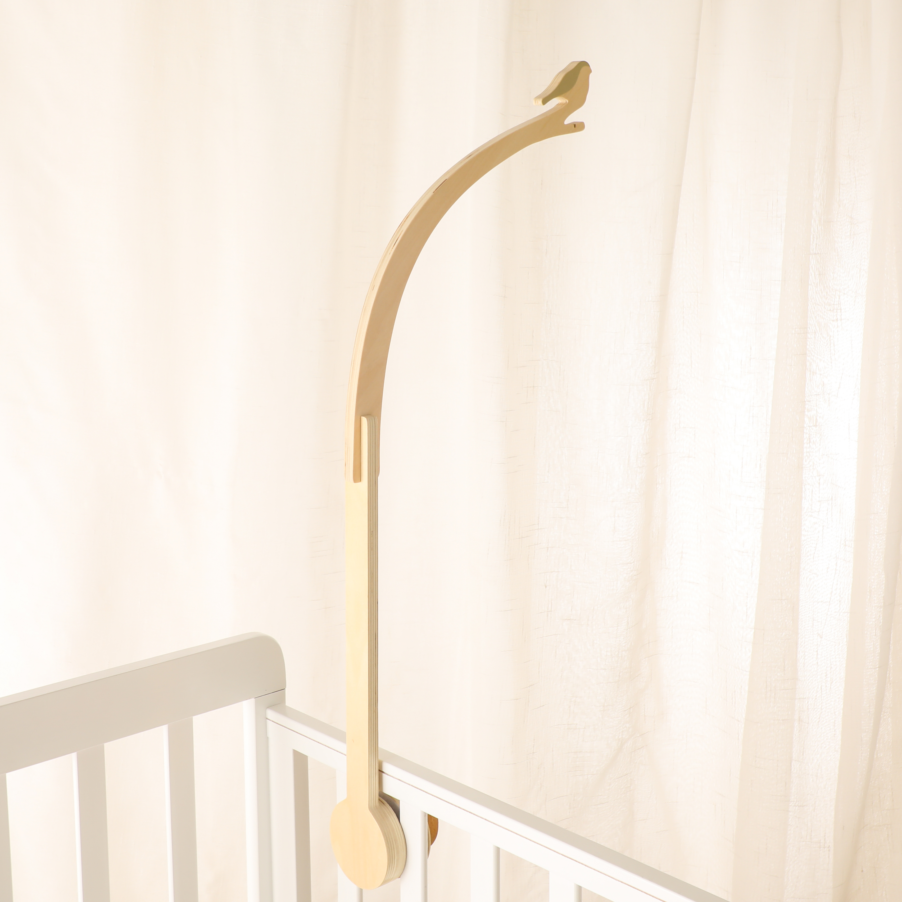 Baby Wooden Little Birdie Bed  - Crib Mobile Musical ulasan dan harga