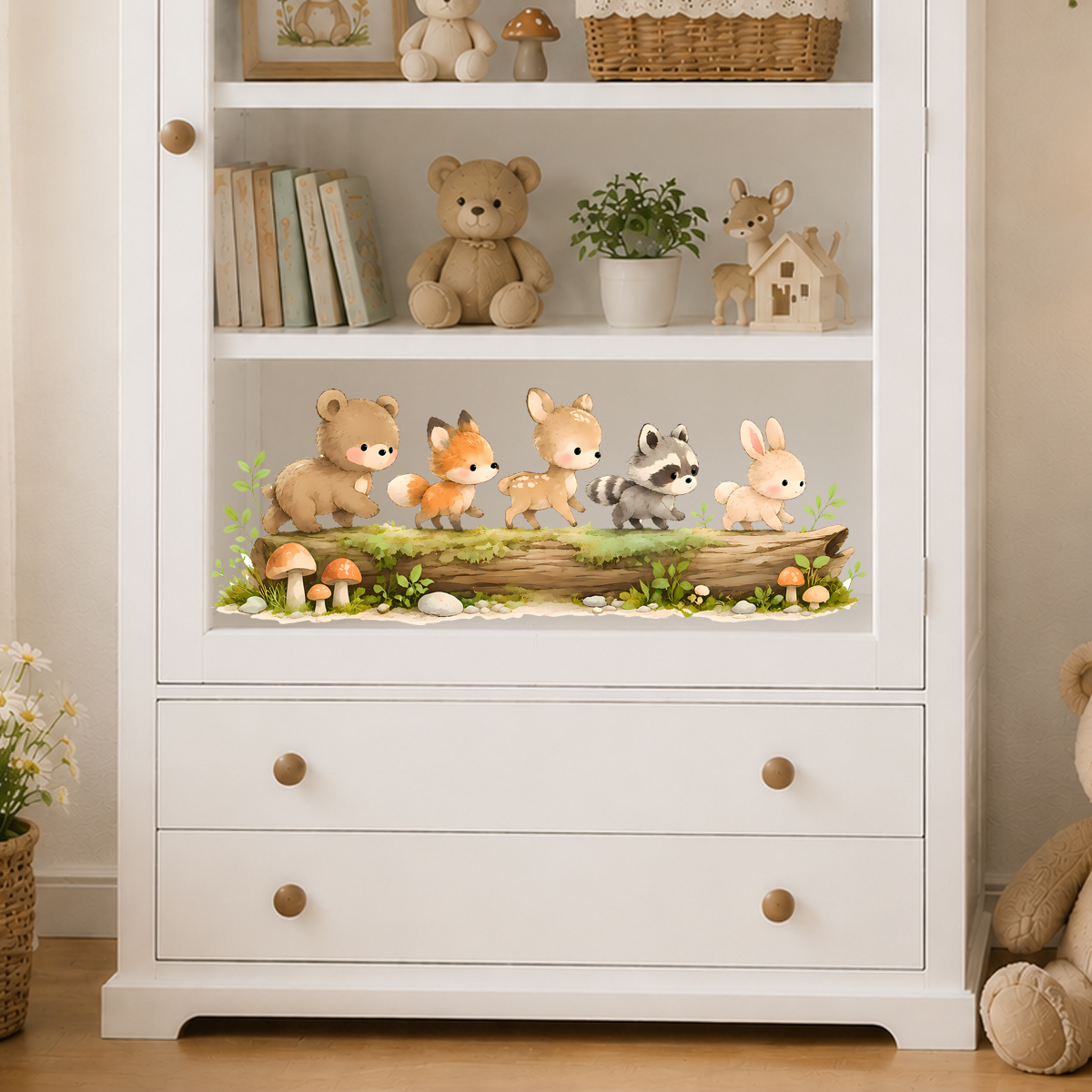 Nursery Forest Animals Window  - Baby Nursery Stickers ulasan dan harga