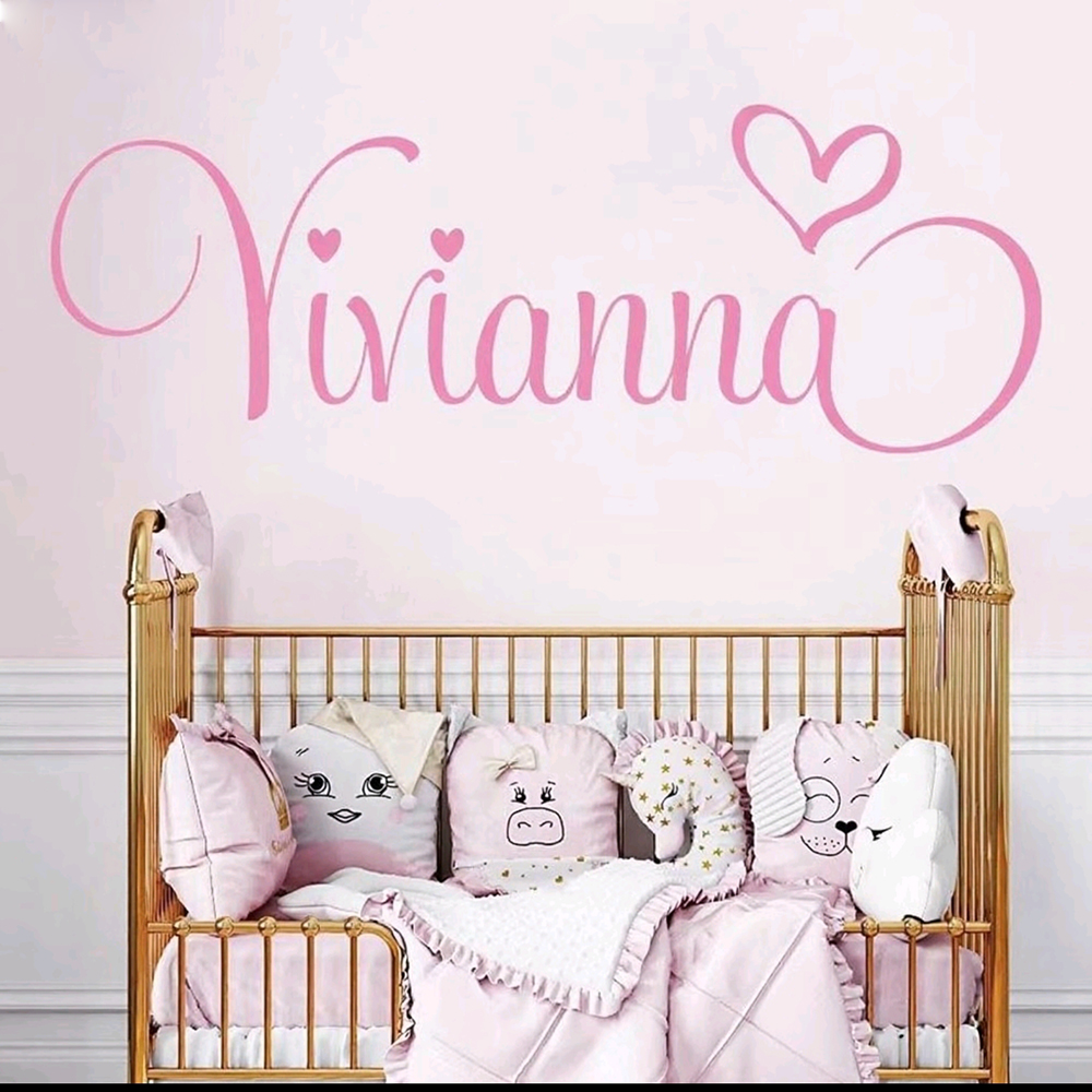 Personalised Name Wall Sticker - Baby Nursery Stickers ulasan dan harga