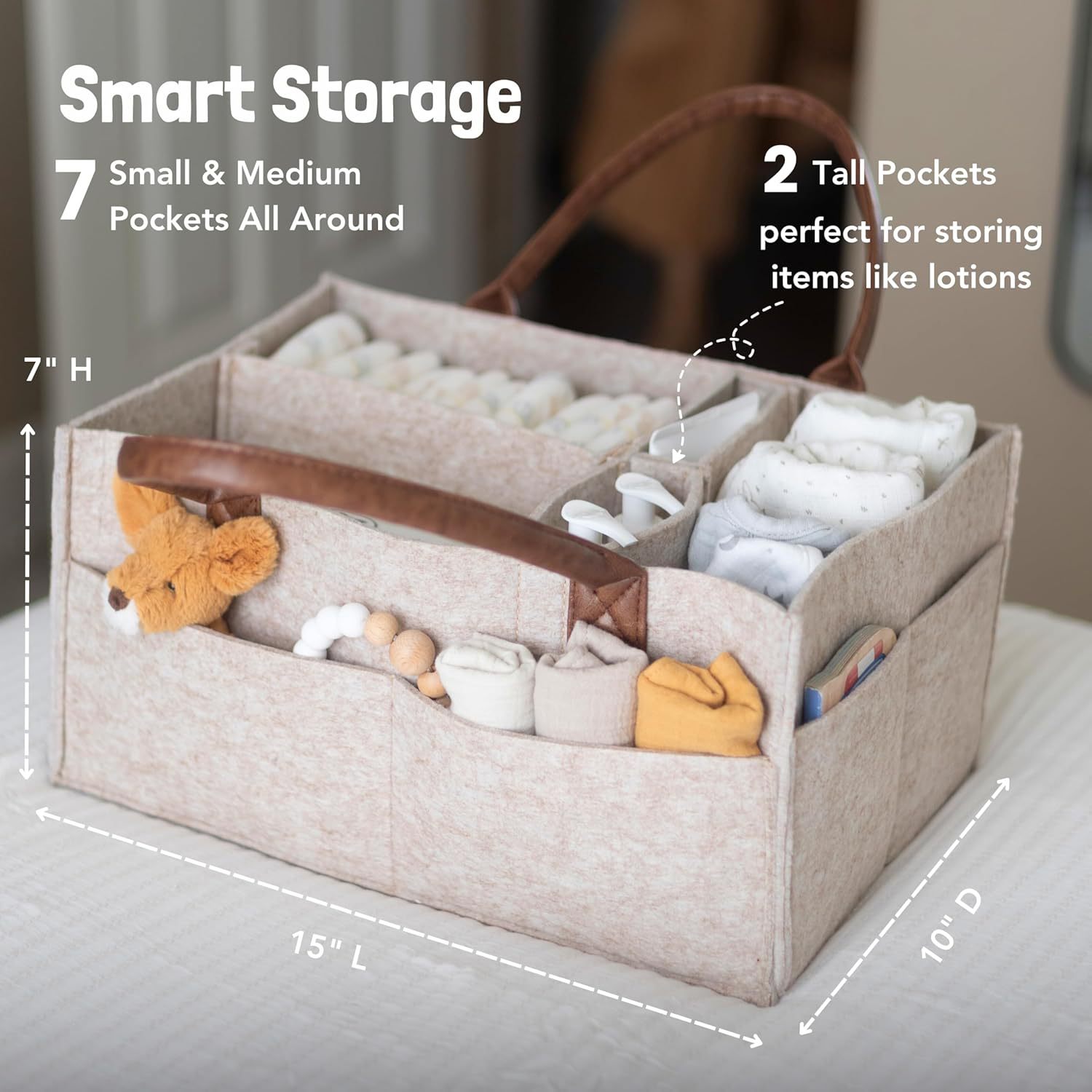 Baby Felt Storage Nursery Orga - Baby Nursery Handles ulasan dan harga