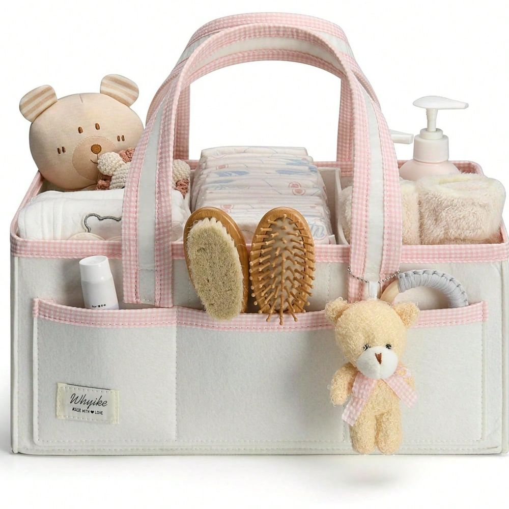Diaper Caddy Organizer With Ha - Baby Nursery Handles ulasan dan harga