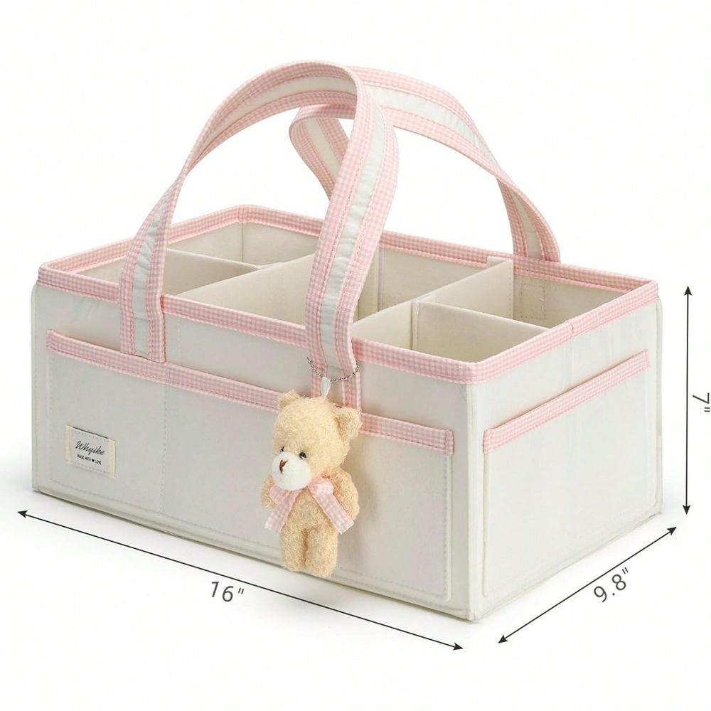 Diaper Caddy Organizer With Ha - Baby Nursery Handles ulasan dan harga