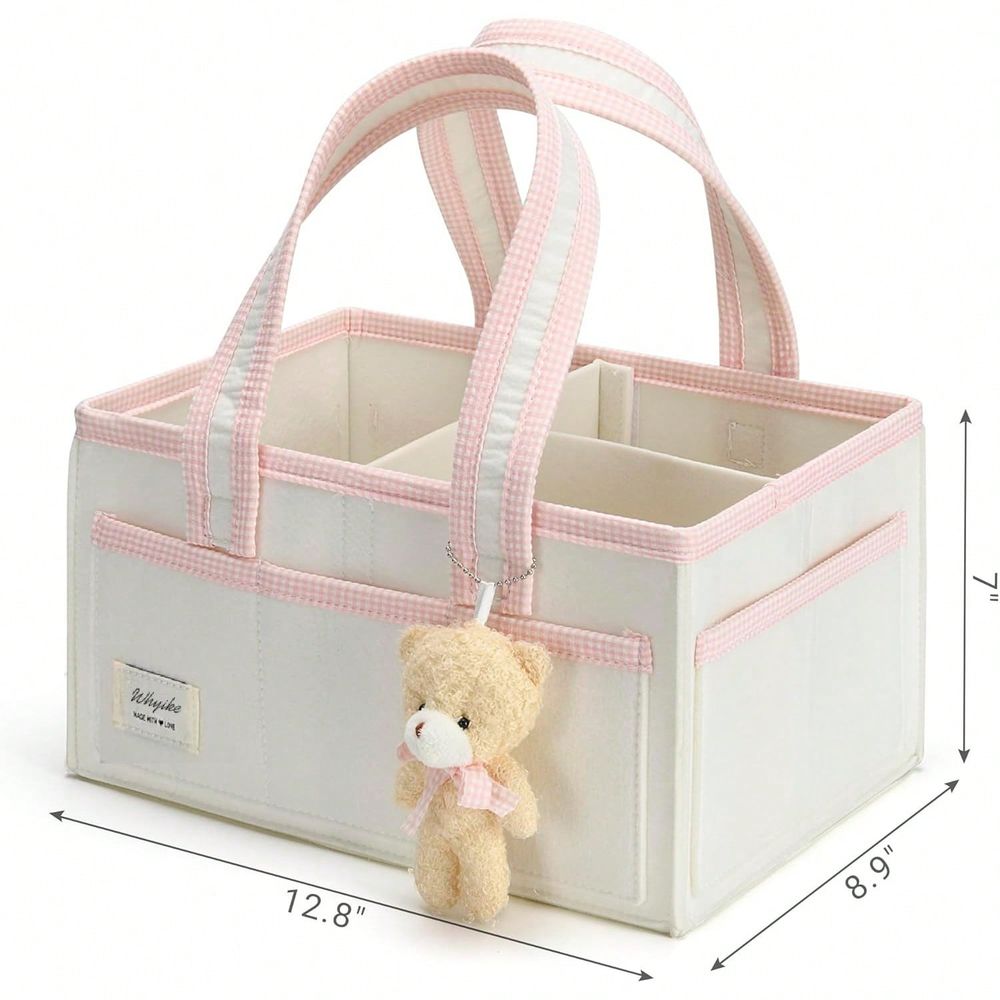 Diaper Caddy Organizer With Ha - Baby Nursery Handles ulasan dan harga