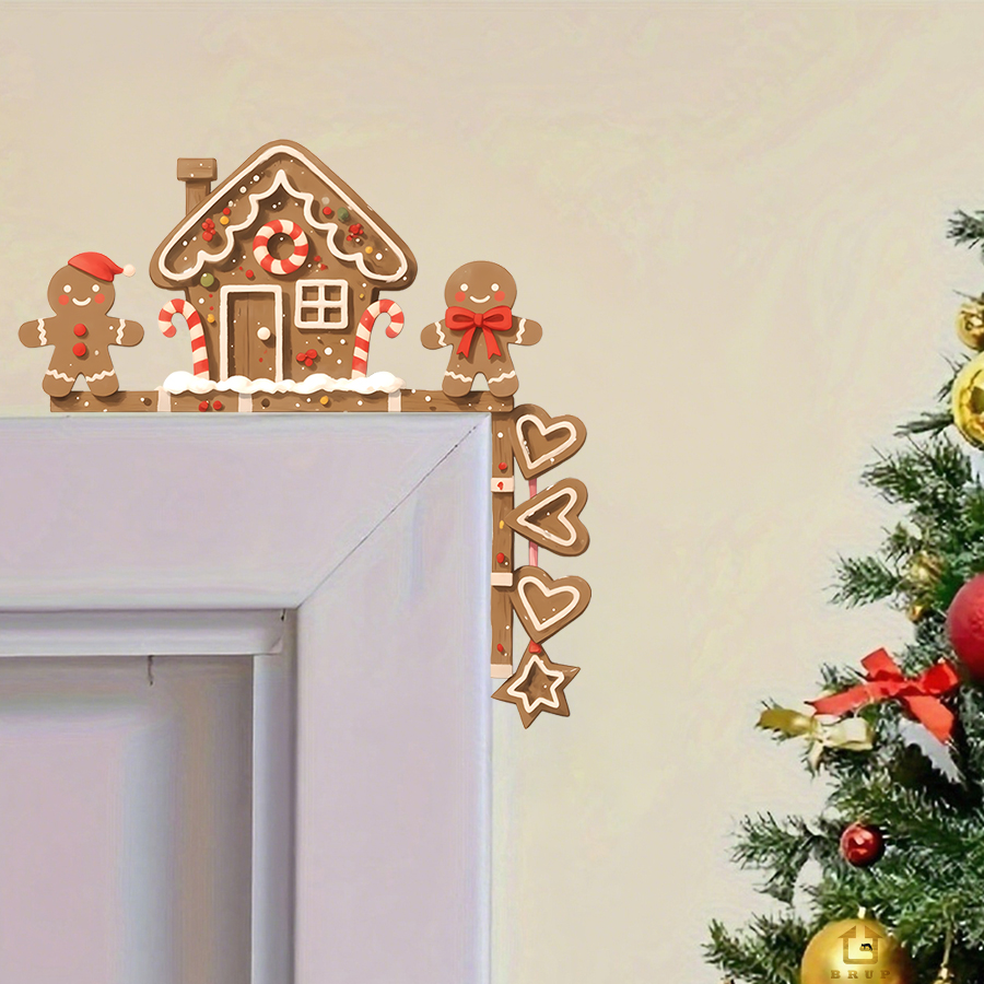 Gingerbread House & Man Christ - Baby Nursery Wall Stickers ulasan dan harga