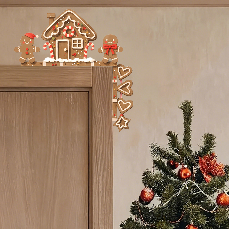 Gingerbread House & Man Christ - Baby Nursery Wall Stickers ulasan dan harga