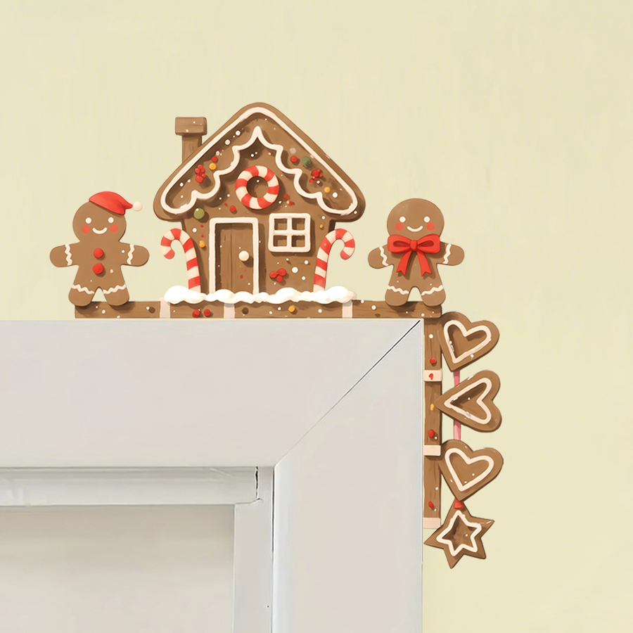 Gingerbread House & Man Christ - Baby Nursery Wall Stickers ulasan dan harga