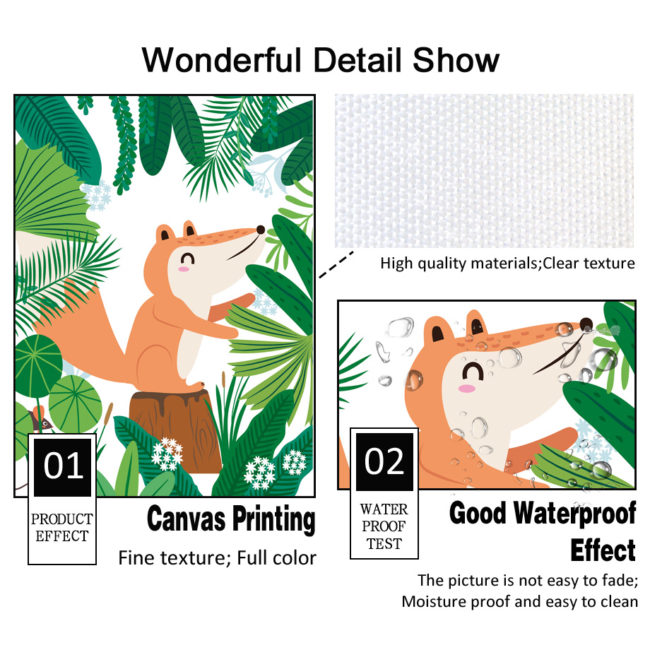 Jungle Safari Nursery Wall Art - Baby Nursery Gender Neutral ulasan dan harga