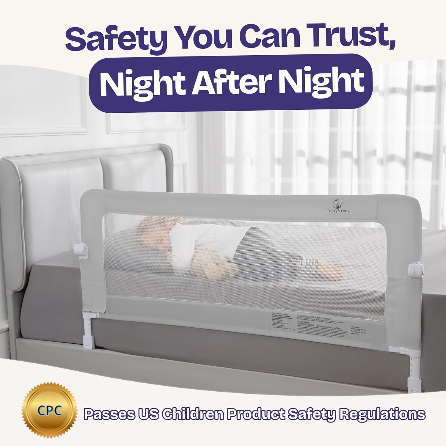 Adjustable Bed Rail for Toddle - Bed Rail Toddler ulasan dan harga