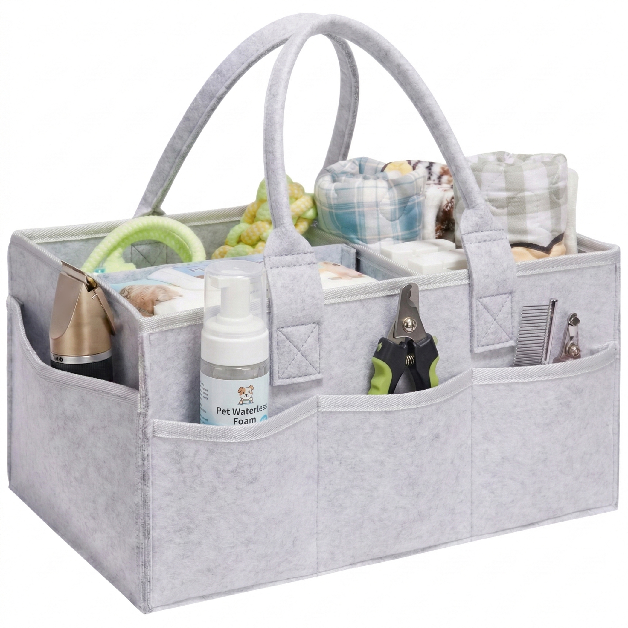 Baby Diaper Caddy with Handle, - Baby Nursery Gender Neutral ulasan dan harga