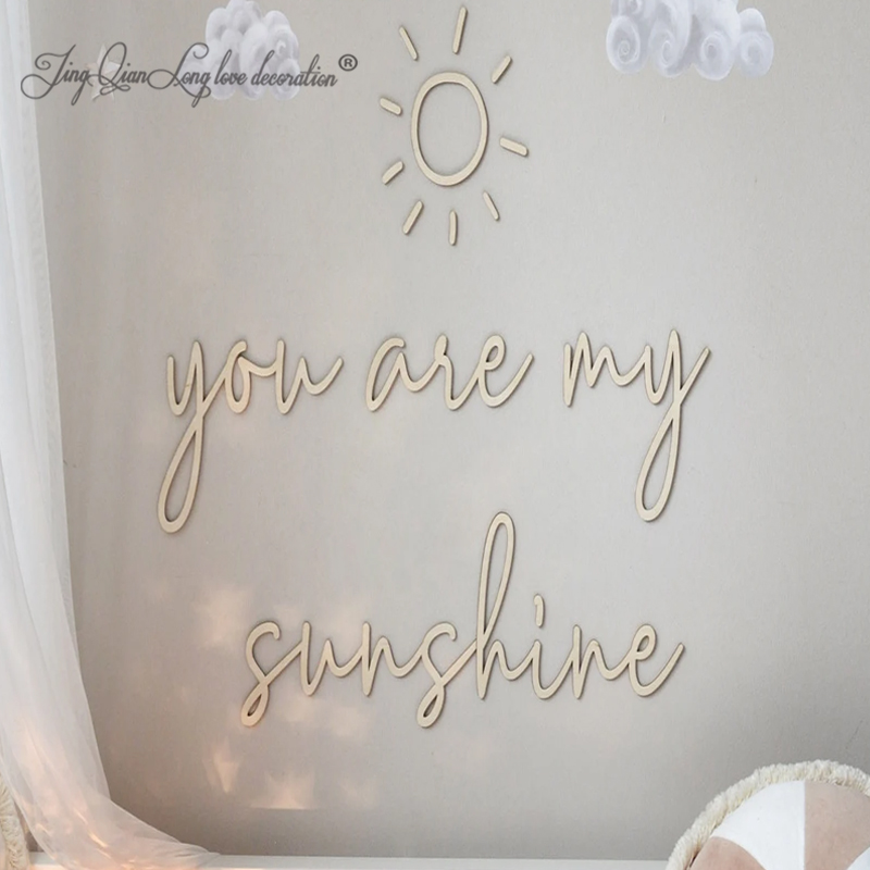 Custom  You are my sunshine wa - Baby Nursery You Are My Sunshine ulasan dan harga